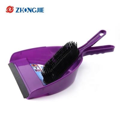 China Eco - Friendly Hair Removal Products Household Cleaning Universal Brush / Scrubber And Dustpan Set for sale