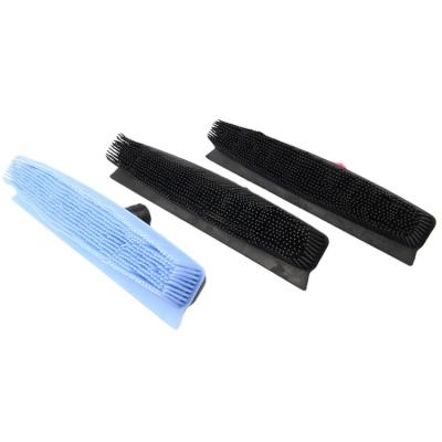 China Eco - Friendly Household Angle Brooms Rubber Bristle Broom Head for sale