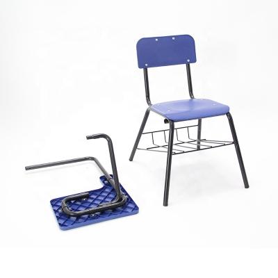 China School Chair Classroom Chair With Notepad Study Chair With Notepad for sale