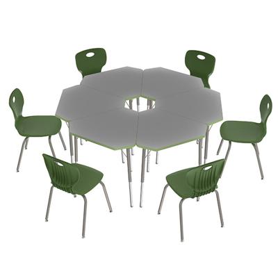 China School Furniture Traditional School Sets Metal Kid Modern Combination Activity Room Tables And Chairs Student Student Child Desk for sale