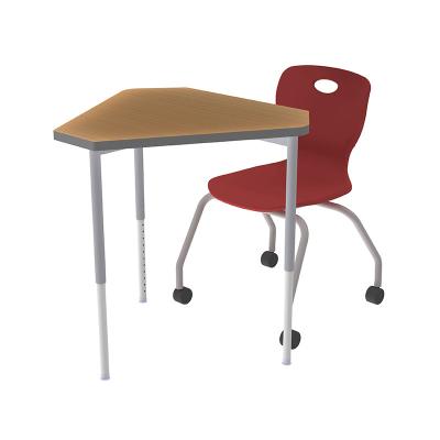 China Traditional Desk and Chair Set for School Furniture Office School Students Wholesale Prices for Students Waterproof and Anti-graffiti for sale