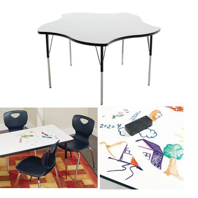 China Contemporary School Quincunx Dry-erase Whiteboard Activity Desk with HPL Top for sale