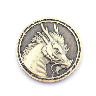 China Europe China Factory Soft Enamel Silver Metal Custom Challenge Logo Coin For Sale for sale