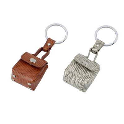 China Metal+plastic factory price wholesales custom empty metal branded leather key chain for promotion for sale