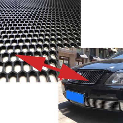 China Factory Customized Universal DIY ABS Plastic Honeycomb Grills Universal Auto Car Grill Mesh Material for sale