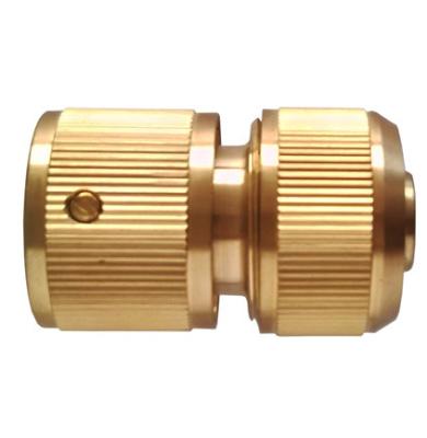 China Build Solid Brass Garden Hose Quick Connect Quick Connector Water Hose Fitting Solid Brass Couling Hose for sale