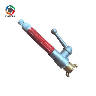 China Germany Aluminum Type Universal Aluminum Fire Hose Nozzle With Ball Valve, Jet Spray Nozzle For Fire Fight for sale