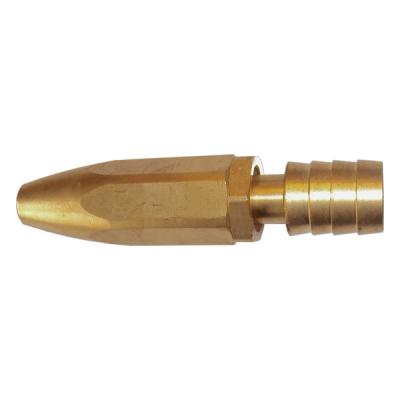 China Soft Handle Brass Hose Spray Nozzle Swiss Type With Fitting For Garden Irrigation And Washing Cleaning Gun for sale