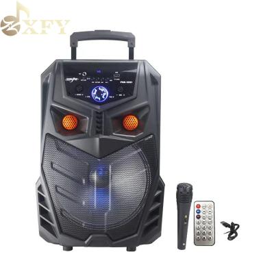 China XFY-1201 Wireless 12 Inch Outdoor Speaker With Light Super Bass Radio LED Private Amplifier TWS FM Powerful Speaker Outdoor for sale