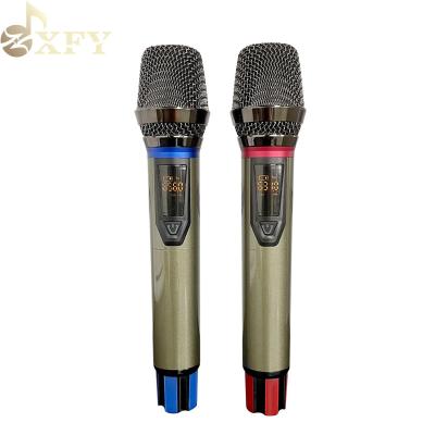 China High Quality UHF Handheld Wireless Microphone Microphone Microphone With USB Receiver Party Microphone For Speaker for sale