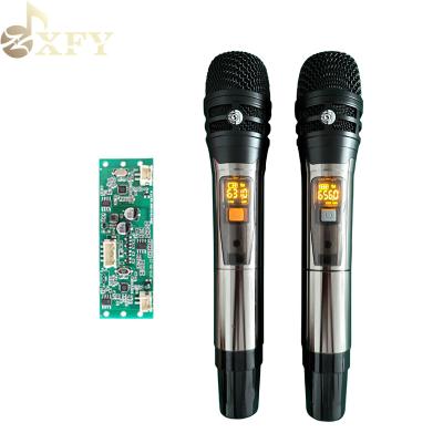 China Microphone UHF Handheld Microphone With Display OEM Microphone For Party With Professional Singing Receiver Panel Handheld Wireless MIC for sale