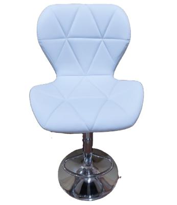 China Contemporary Modern Butterfly Design PU Leather Barstools Modern High Quality Swivel Adjustable Leather Bar Stools for sale