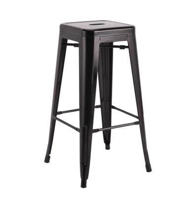 China Wholesale Antique Industrial Stackable Bar Stool Vintage Metal Bar Stool For Sale for sale