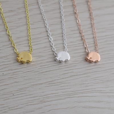 China Small Hedgehog Women Necklace CLASSIC Tiny Cute Animal Clavicle Chain Simple Necklace for sale