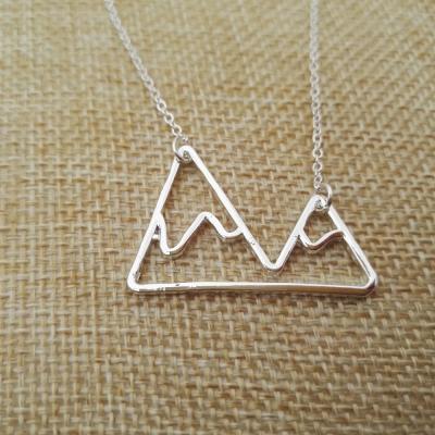 China Geometry Mountain Necklaces Mountain Appeal CLASSIC Minimalist Jewelry for sale