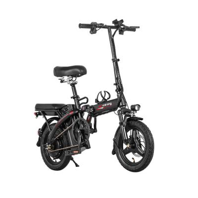 China Standard Factory Directly Supply 14 Inch 48V 350w Folding Portable Electric Bike for sale