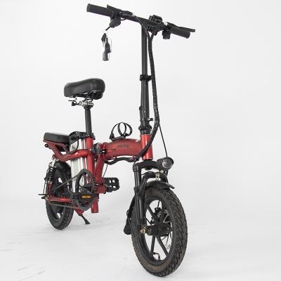 China Standard 48V 350W 14 Inch Long Range Detachable Charging Battery E-Bike Electric Folding Scooters Fat for sale