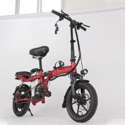 China Standard Hot Design Plastic Pedal Assisted 350w Customize Men's 48v Folding Electric Bike Scooters for sale