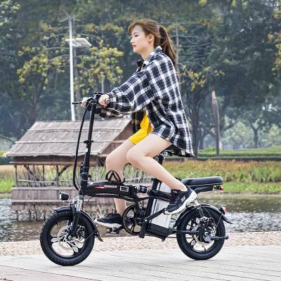 China Aluminum alloy adult electric bicycles for men and women small and medium electric motorcycles electric scooter folding bicycles for sale