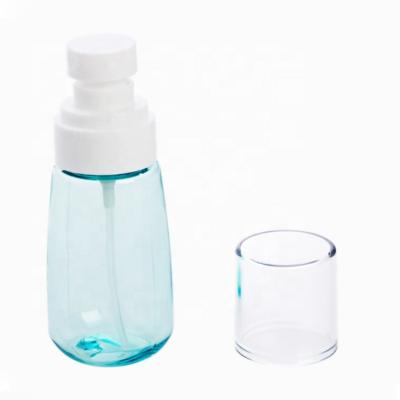 China Cosmetic 100ml 60ml 30ml PETG Mini Fine Mist Spray Pump Bottle Small Blue Rose Blue Body Spray Empty Plastic Bottles For Liquid for sale