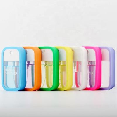 China 2021 Cosmetics New Design Mobile Phone Shaped 45ml 50ml Credit Card Perfume Mist Spray Plastic Pocket Bottle For Hand Sanitizer Sprayer for sale