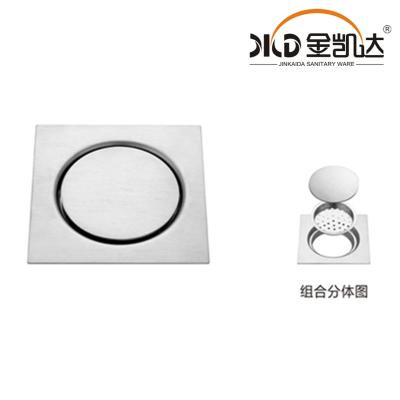 China Strainer 304 Bathroom Shower Floor Drain Trap Stainless Steel Grade 316 201 -150x150mm for sale