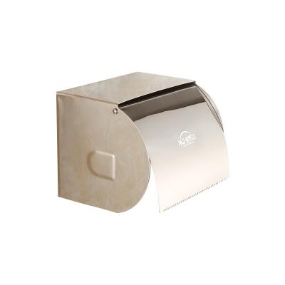 China Modern Wall Mount Toilet Paper Holder Stainless Steel Bathroom Telephone Toilet Paper Holder With Shelf for sale