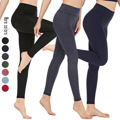 China Antibacterial Custom Size Fitness Plus High Waist Tight Butt Crac! crack! lift womens yoga pants logo spats for sale