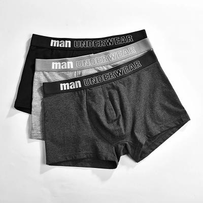 China Antibacterial cheap men's boxer shorts men's cotton briefs men's sheer panties sale underwear shorts solid underwear boxer shorts cotton cuecas for sale