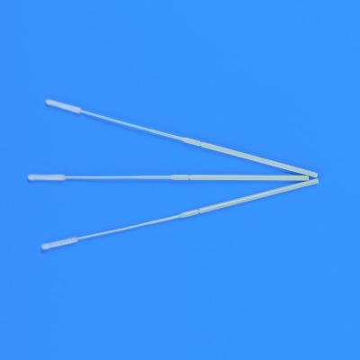 China Disposable Nylon Flocked Swab Medical Sterile Nasal Flocked Swab Nasopharyngeal for sale