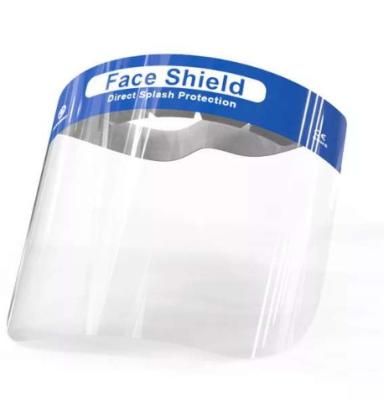 China Airplane Medical Fiber Face Shield Visor Breathable for sale