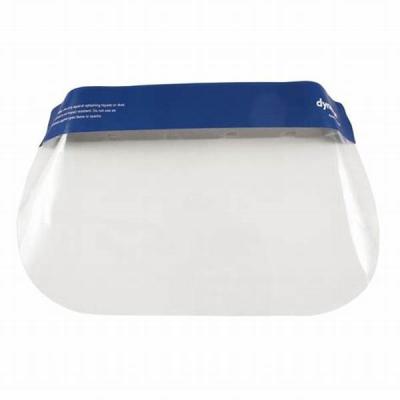 China Transparent Pharmacy Clear Visor Face Shield For Travel for sale