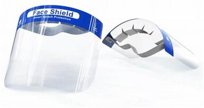 China Medical Grade Transparent Acrylic Full Face Shield Anti Fog for sale