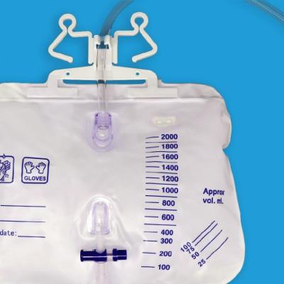 China Overnight Kidney Changing Catheter Leg Paracentesis Permanent Drainage Bag for sale