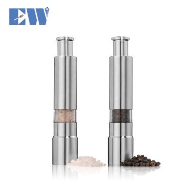 China Portable 2pcs Salt and Pepper Mill Set Sustainable Kitchenware for sale