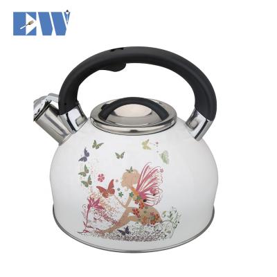 China 3.0 Liter Viable Magic Color Changed Whistling Kettle Hot Water Kettle for sale