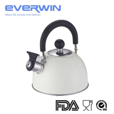 China 1.5 Liter Cute Colorful Water Kettle Teapot Hissing Whistling Spout Locking Cover for sale