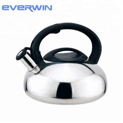 China Sustainable Classic Stovetop 3L Stainless Steel Water Whistling Kettle for sale