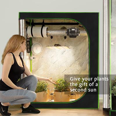 China High Easily Assembled 600D/1680D Mylar Fabric 2x2 2x4 3x3 4x4 Reflective Garden Plant Grow Tent LED Grow Light Indoor Plant for sale