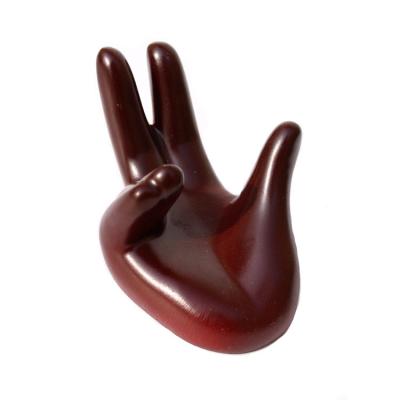 China Europe Buddha Hand Sphere Holder Whale Shaped Resin Holder For Crystal Ball for sale