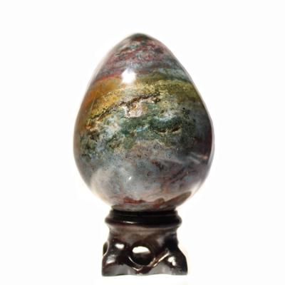 China Natural Semi Precious Stone Ocean Jasper Crystal Eggs For Sale From Europe Wholesale Price Eggs for sale