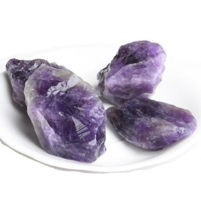 China Europe Wholesale Price Brazil Natural Raw Amethyst Rough Chunks For Sale for sale