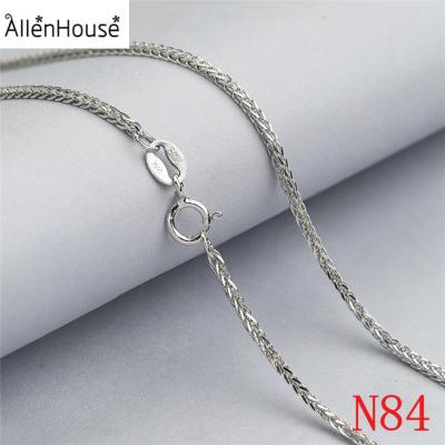 China 100% Genuine Fine 925 Sterling Silver Necklace Women Jewelry Gold Silver Supplier from Alibaba for Sweater for sale