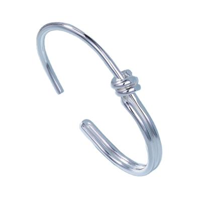 China CLASSIC 2018 Fashion And Special Designs 925 Sterling Silver Jewelry Cuff Knot Women Bracelet Bangle for sale