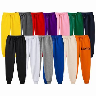 China high quality sporty cotton Anti-wrinkle gym pants custom logo printing mens jogger sweatpants for sale