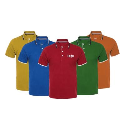 China High Quality Embroidered Slim Fit Anti-wrinkle Polo Shirt 100 Cotton For Stylish Men for sale