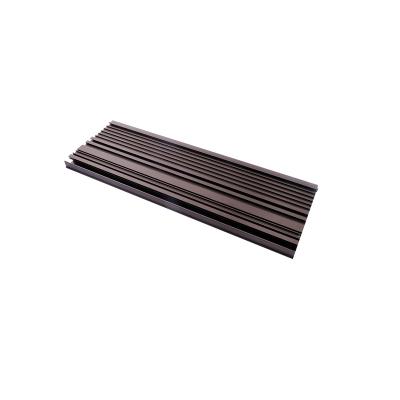 China High Quality Products Aluminum Wardrobe / Cafe Furniture Black Rectangle Suppliers Extruded Aluminum Baseboard Profiles for sale