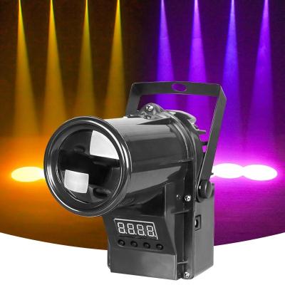 China Cheap Dmx Pin Spot Mirror Ball Light Projector Stage Lighting Effect Theme Park Mini Pinspot Disco Light RGBW LED Party for sale