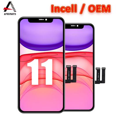 China OLED Capacitive Touch Screen Mobile Phone Screen Show LCD Screen For iPhone LCD Incell Super Amoled LCD Screen 11 for sale