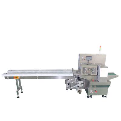 China Multifunctional Vegetable Beverage Induction Bag Length Flow Wrapping Machine for sale